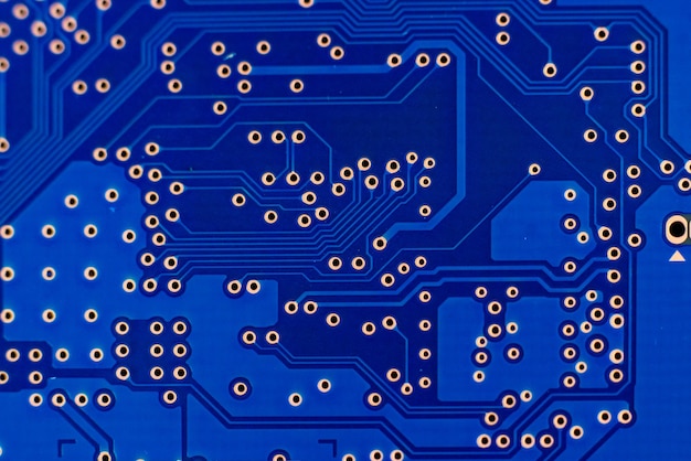 Electronic circuit board close up. circuit board.