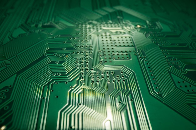 電子回路基板技術の背景電子プレートパターン回路基板の電気的スキーム技術の背景マイクロチップとコンデンサを使用した電子マイクロ回路