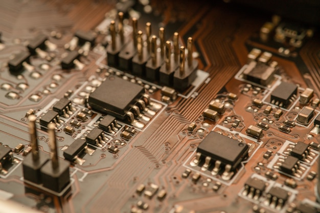 Electronic circuit board with processor