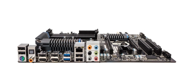 Electronic collection Computer motherboard without CPU cooler