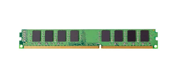 Electronic collection - computer random access memory (RAM) modules isolated on the white background