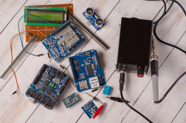 전자 부품 콘덴서 arduino 보드