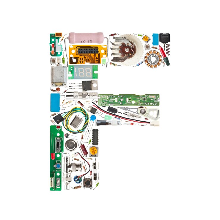 Photo electronic components letter