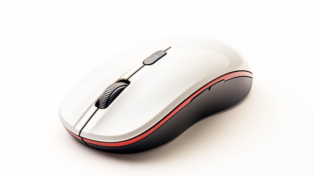 Electronic Device computer mouse on white background