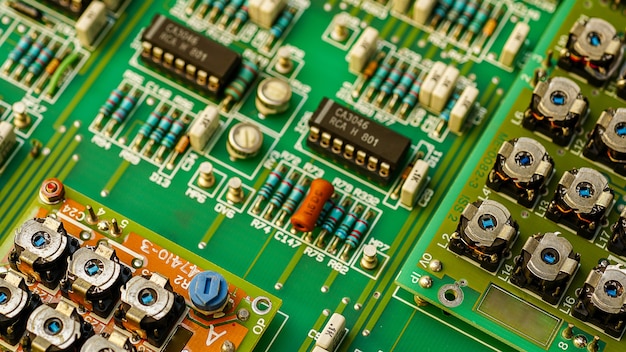 electronic devices on boards electronic circuit board background images