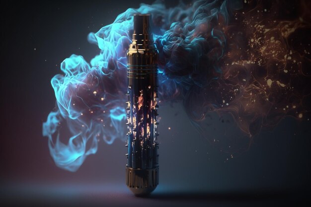電子タバコの蒸気を吸う煙 タバコの喫煙をシミュレートする電子機器 タバコの喫煙をシミュレートする吸入用の蒸気を生成するデバイス 電子タバコの蒸気を吸う ジェネレーティブ AI