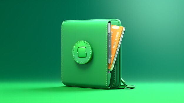 Electronic wallet icon with cryptocurrency or digital currency image