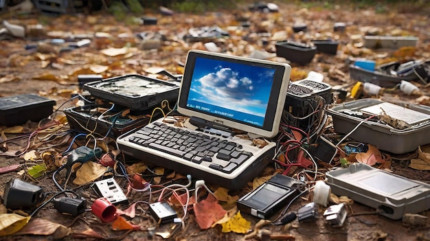 Foto la realtà dei rifiuti elettronici