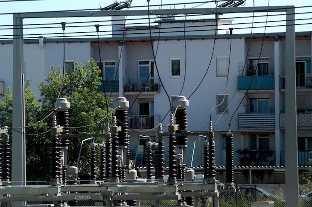 Foto electrosmog attraverso campi elettromagnetici