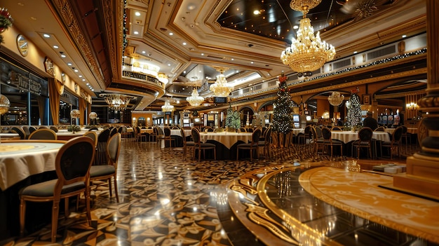 The elegance of a casinos New Years Eve gala where gaming meets celebration ushering in the new with style