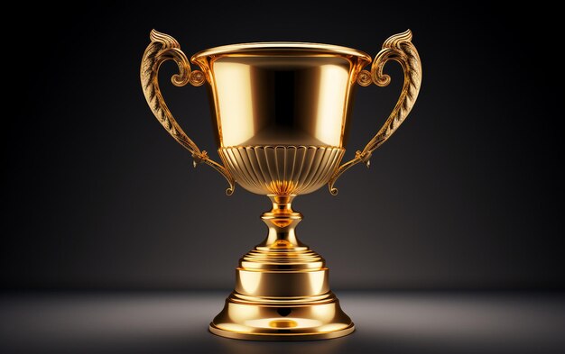 The Elegance of a Gold Trophy Cup