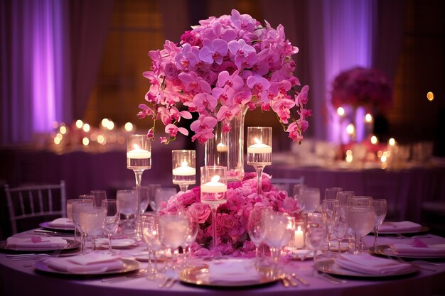 Elegance in Reception Arrangement