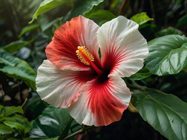 Photo elegance in red and white