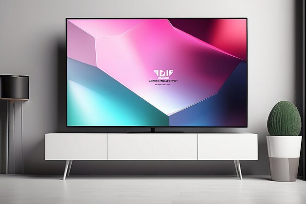 Elegance Redefined Elevate Your Display with Our Sleek and Modern TV Screens Mockup Template