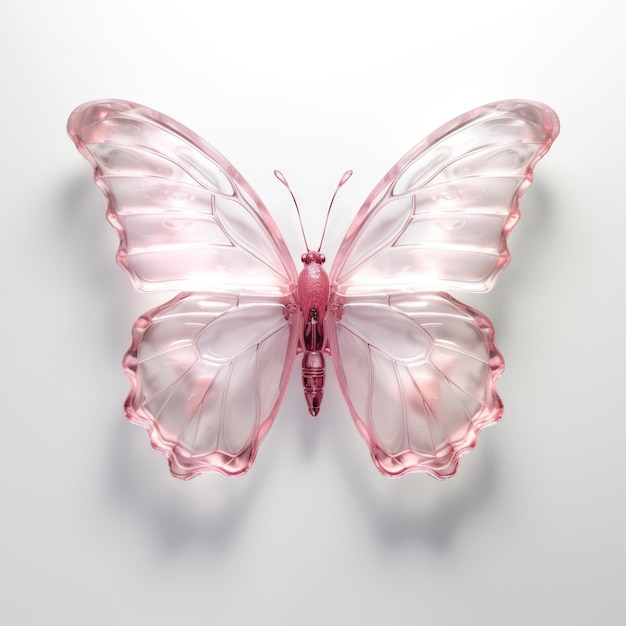 Foto l'eleganza della forma della farfalla design arte
