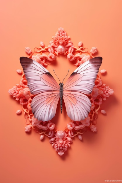 elegance shape of butterfly design art