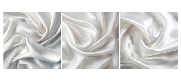 Фото Элегантность шелк белая текстура фон иллюстрация модная деталь элегантный фон тонкая ткань элегантность шелк белая текстура фон