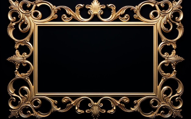 Photo elegance unveiled decorative ornamental frame