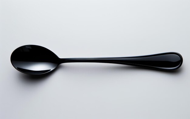 The Elegance of a WellDesigned Spoon On White Background