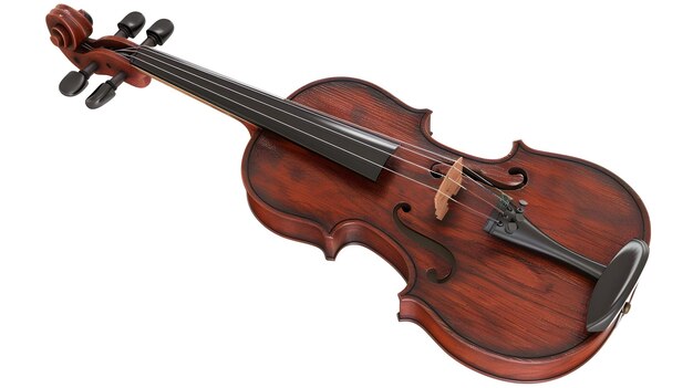 Foto elegante icona di violino 3d che rappresenta la musica e l'espressione classica