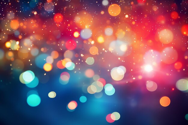 Photo elegant abstract background with bokeh defocused lights and stars