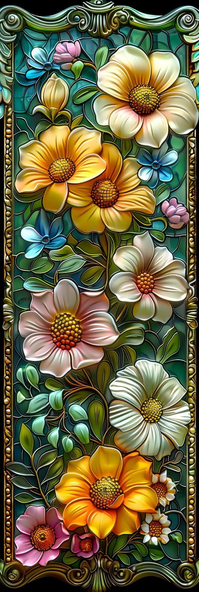 Photo elegant abstract floral design with intricate details