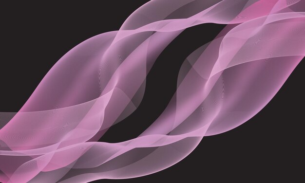 elegant abstract line curve with fancy colors for banner and card background