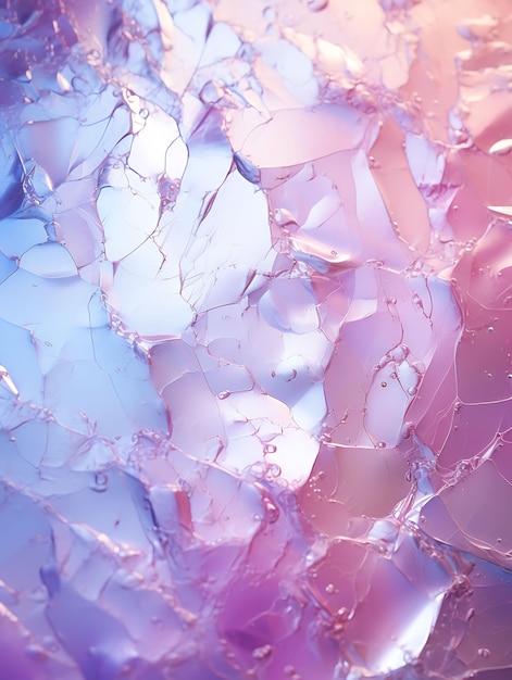 Elegant achtergrond Holografisch papier Iridescent en Blank Cosmic Purple achtergrond creatief concept