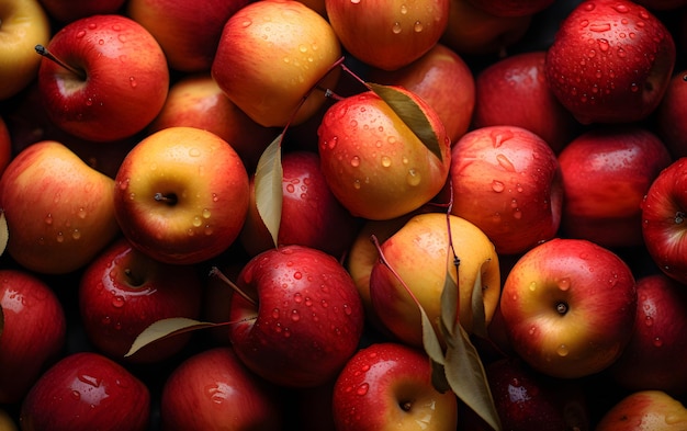 Elegant Apples pattern background