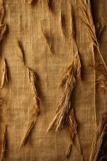 Elegant Background Jute Paper Natural Beige and Blank Woven Jute Texture Backgr creative concept