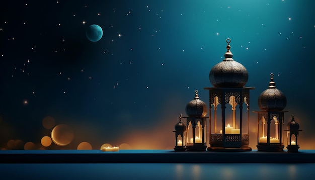 Elegant background for poster with Ramadan
