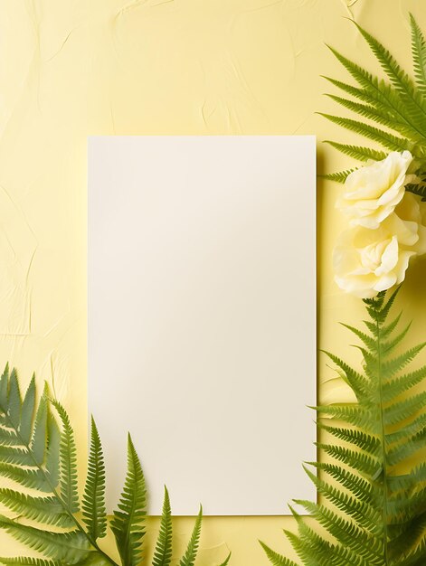 Photo elegant background tissue paper pale yellow blank soft pastel color concept bac creative concept