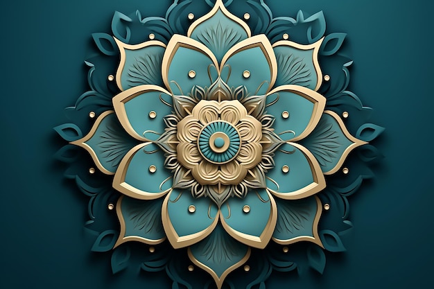 Elegant background with a decorative mandala design