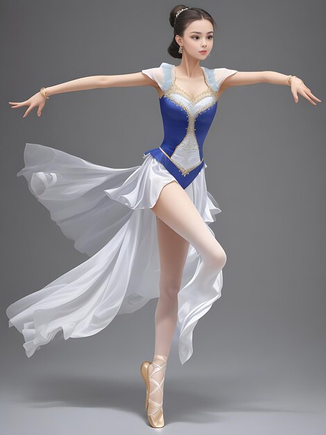 Elegant Ballet Dance Graceful Girl's Stunning Performance