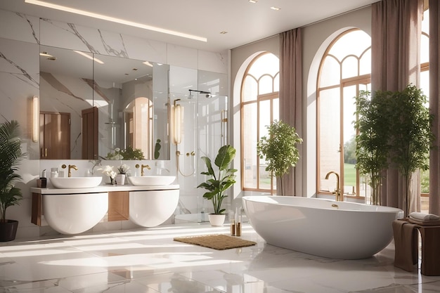 Elegant bathroom design