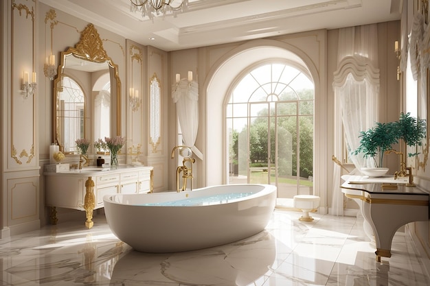 Elegant bathroom design