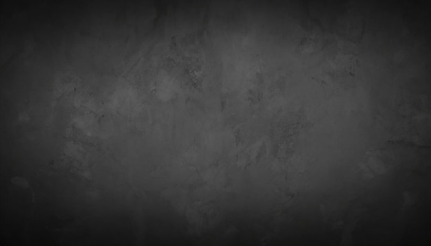 elegant black background with vintage distressed grunge texture and dark gray charcoal color