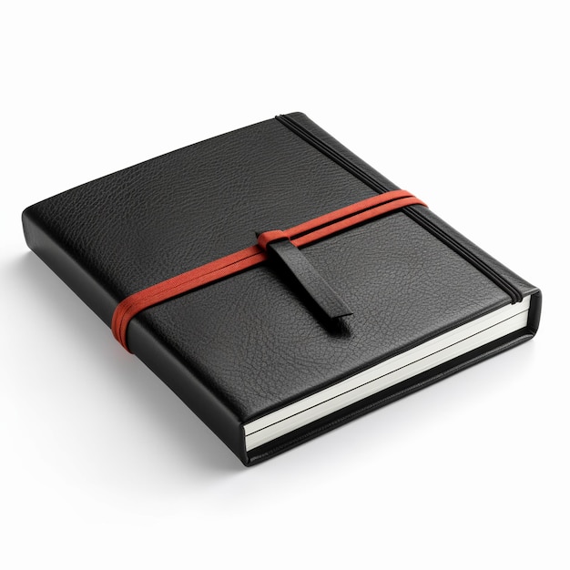 An Elegant Black Book Diary with a Blank Cover