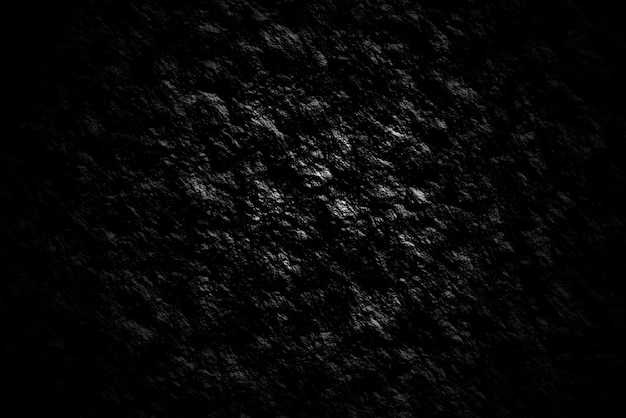 Elegant black colored dark concrete rock textured abstract background