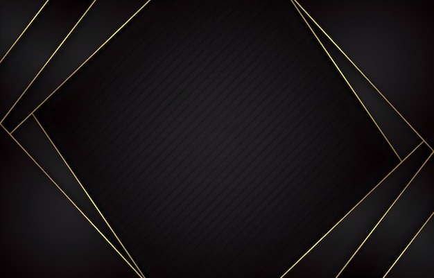 elegant black and gold geometric background