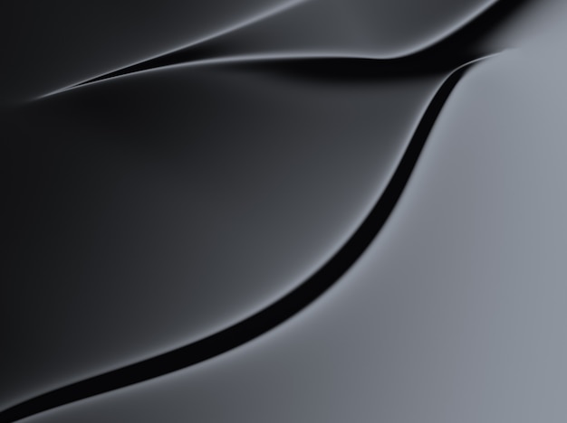 Elegant black metallic background with three lines 