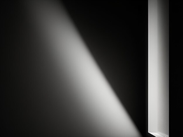 Фото Элегантный черный минималистский абстрактный светлый фон с тенями