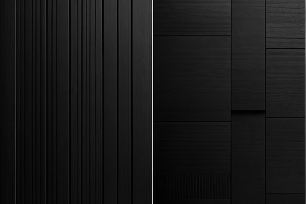 Photo elegant black wooden background with subtle tonal textures for a modern sophisticated look