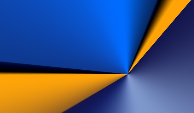 Elegant blue yellow abstract background