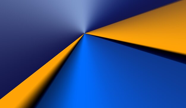 Elegant blue yellow abstract background