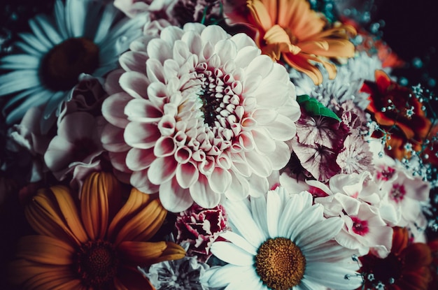 elegant boeket bloemen close-up