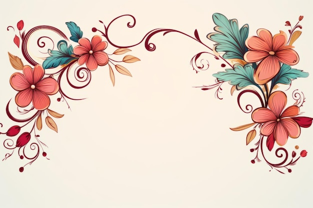 Photo elegant border design vector in a 32 aspect ratio