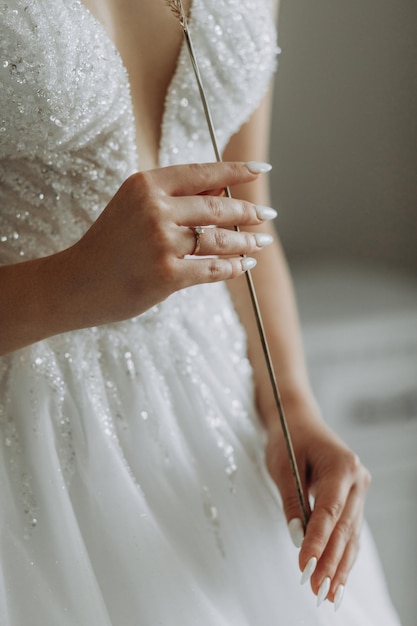 elegant bride indoor
