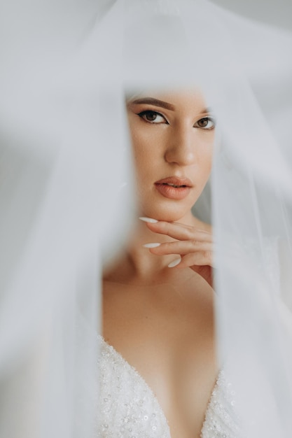 elegant bride indoor