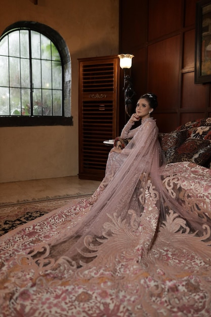 Foto abito da sposa elegante